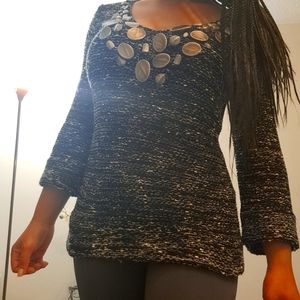 BCBGMaxazria stone sweater